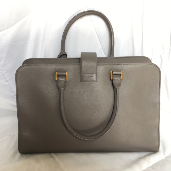 YSL Large Bo Monogram Satchel (Grey) - Picture 2 of 8